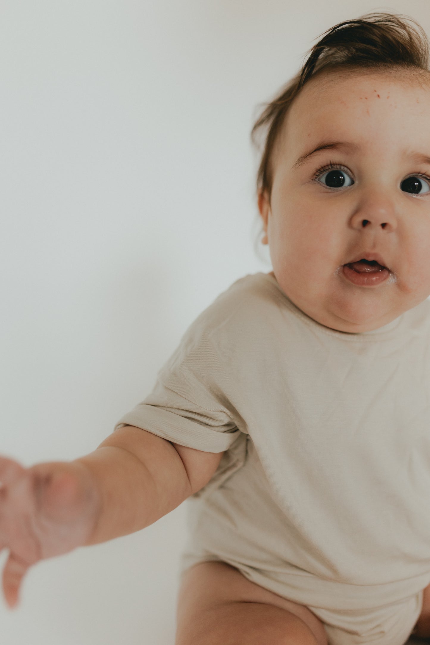 Bamboo Romper - Oat