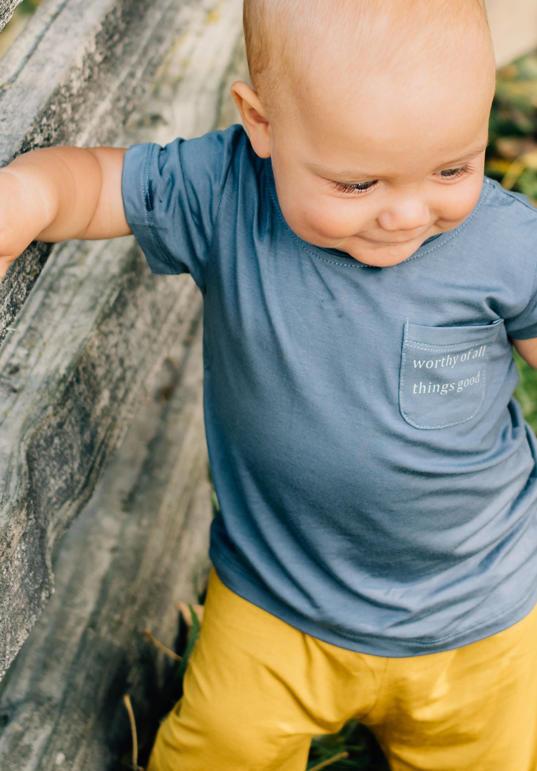 Worthy Bamboo Pocket Tee Royal