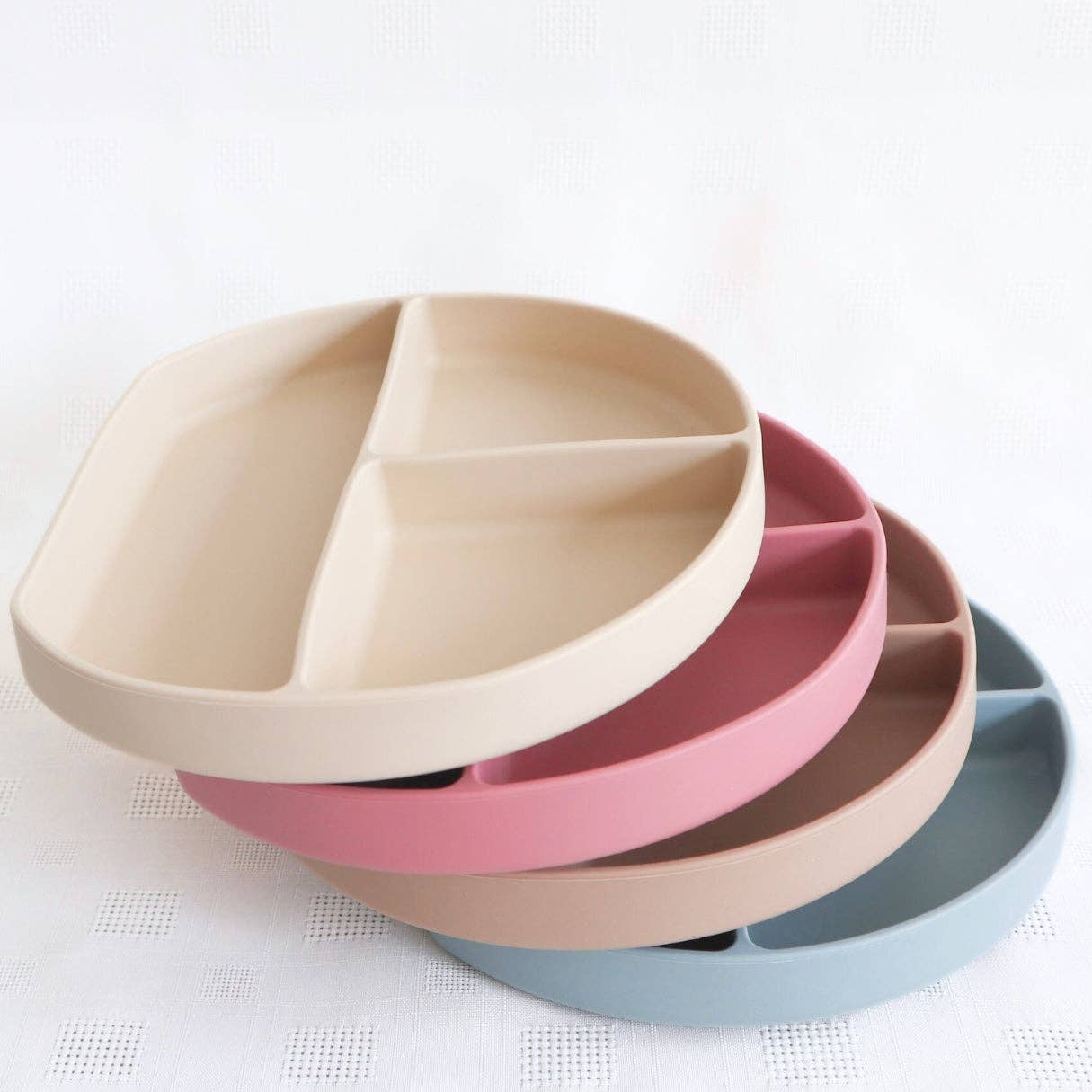 Silicone Suction Plate: Dusty Teal