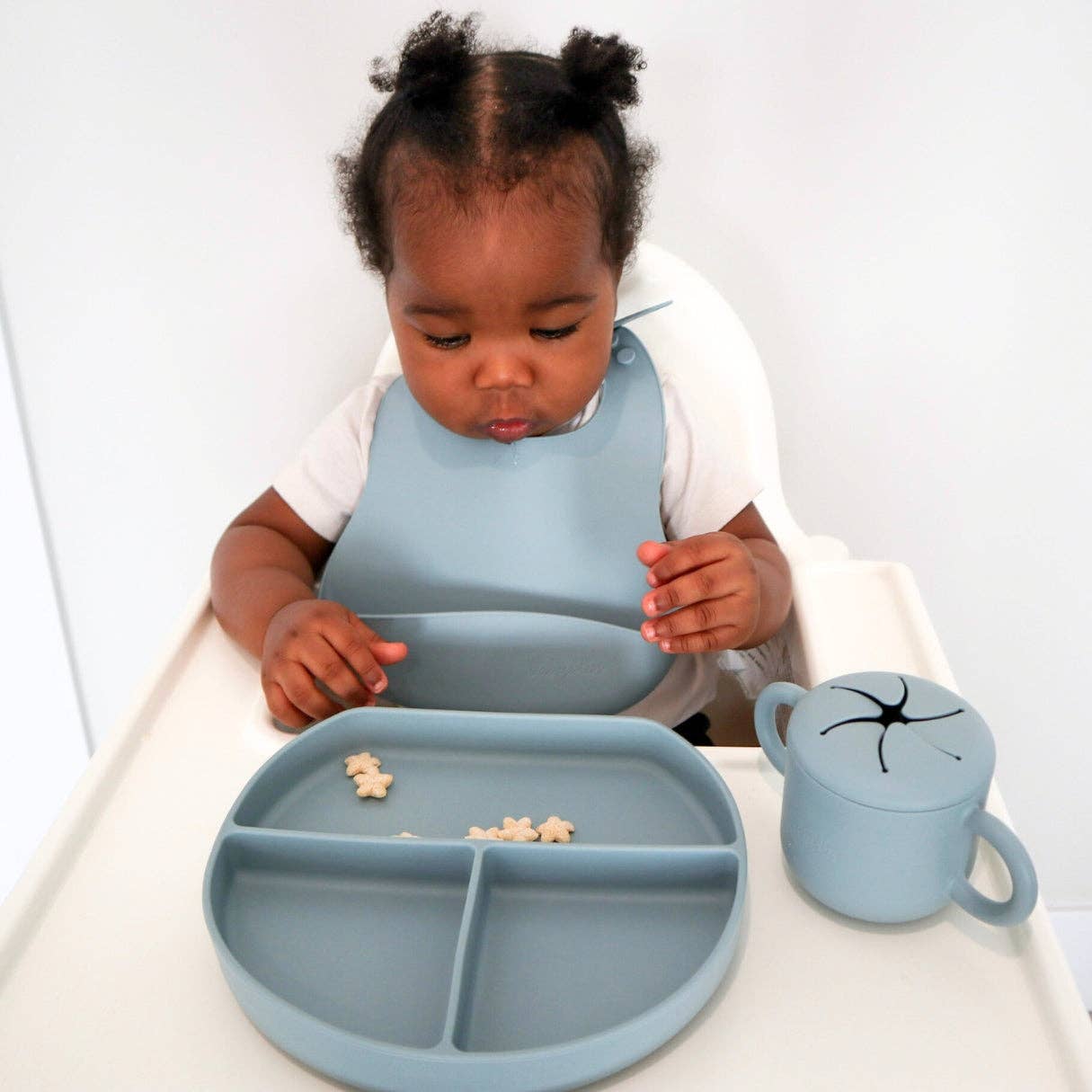 Silicone Suction Plate: Dusty Rose