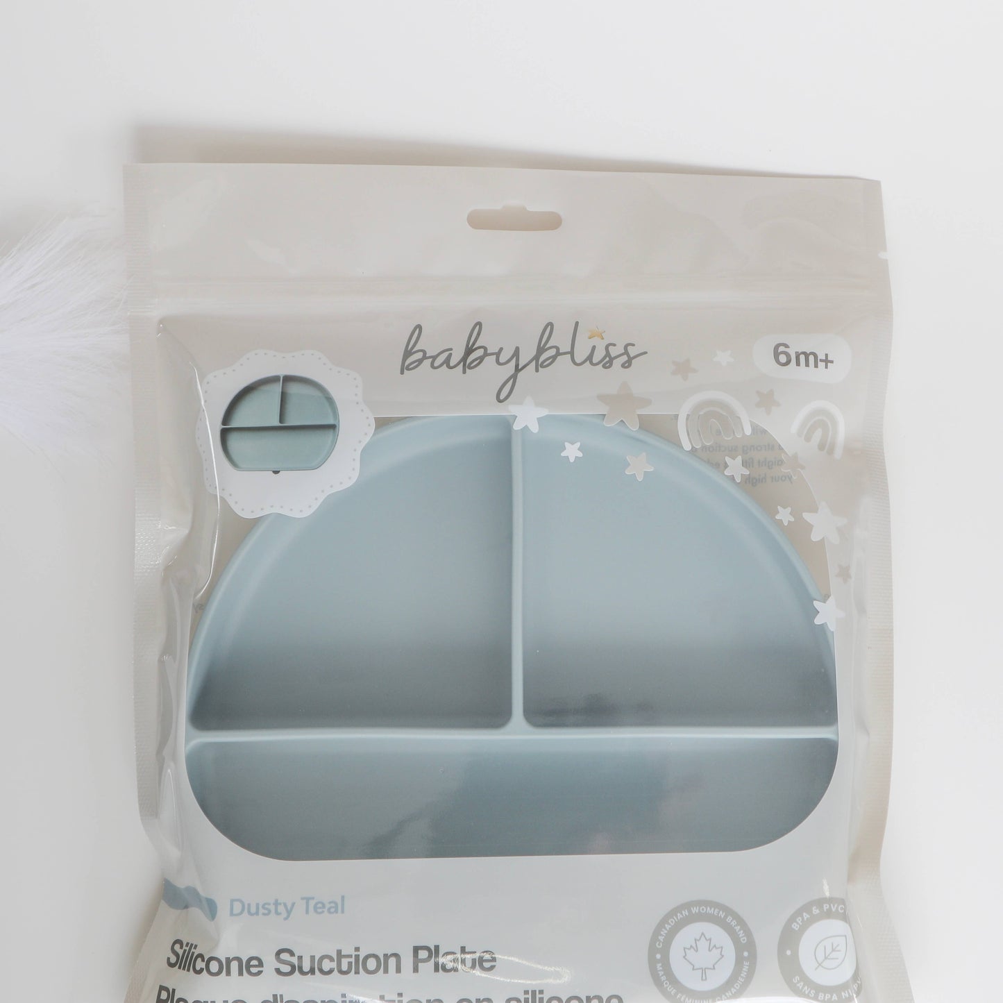 Silicone Suction Plate: Sage