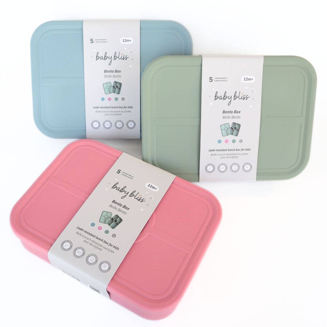 Kids Bento Box, Leak-Proof Dusty Rose