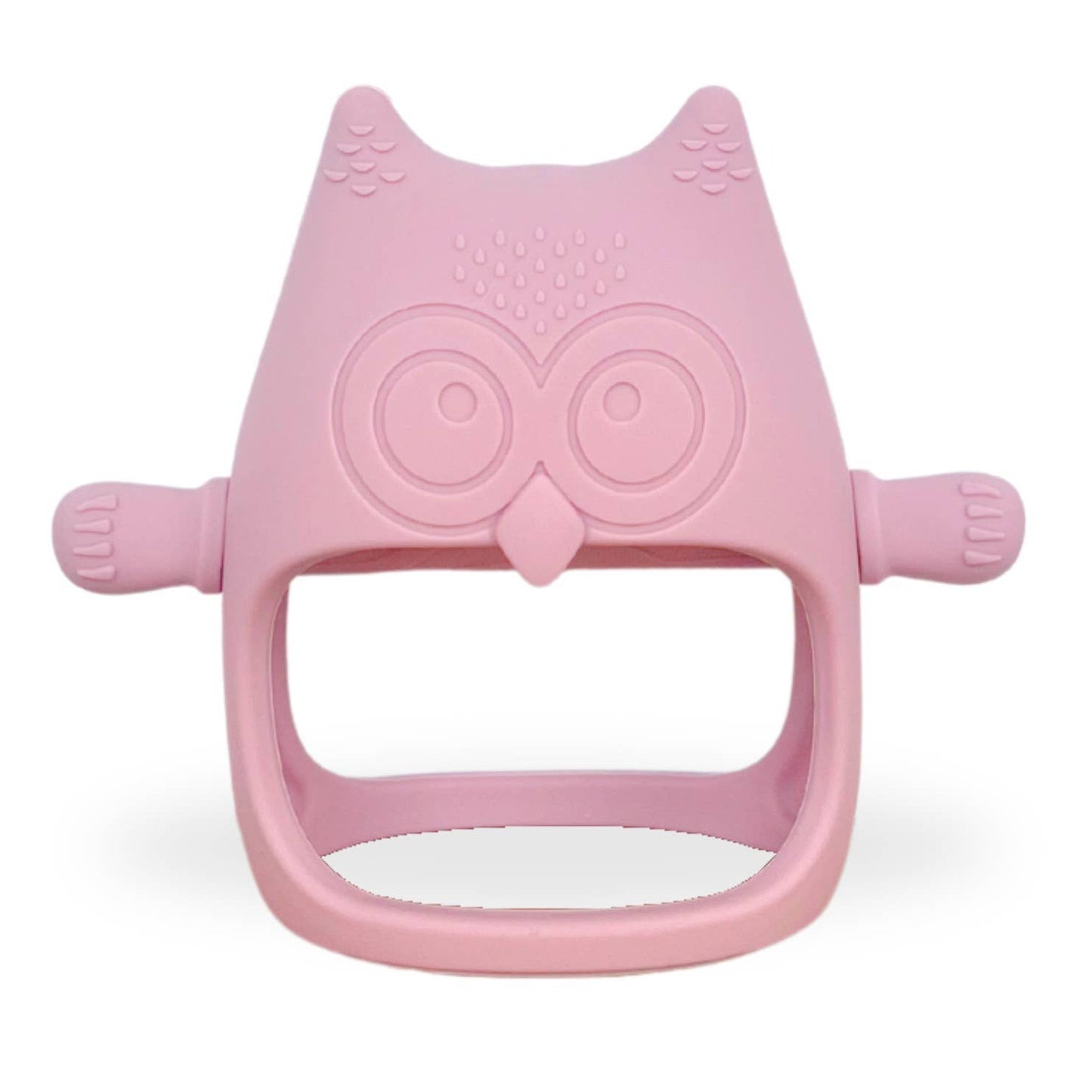 Owl Grip Teether Toy: Arctic Blue