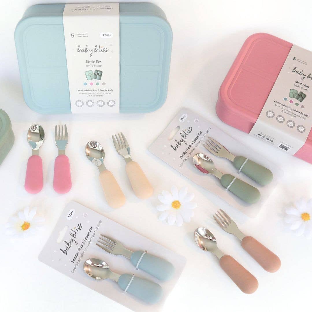 Kids Bento Box, Leak-Proof Dusty Rose