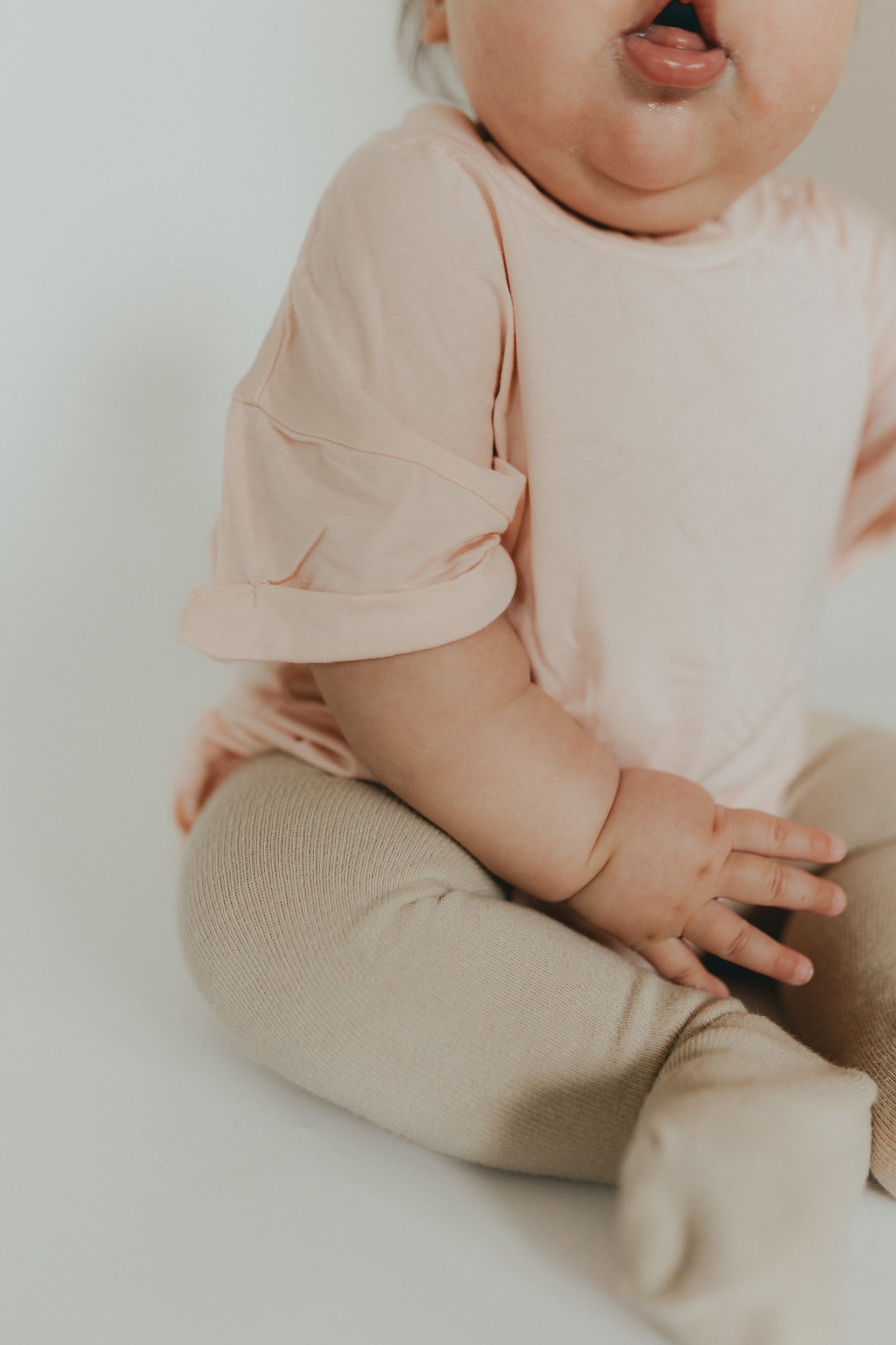 Bamboo Romper - Blush
