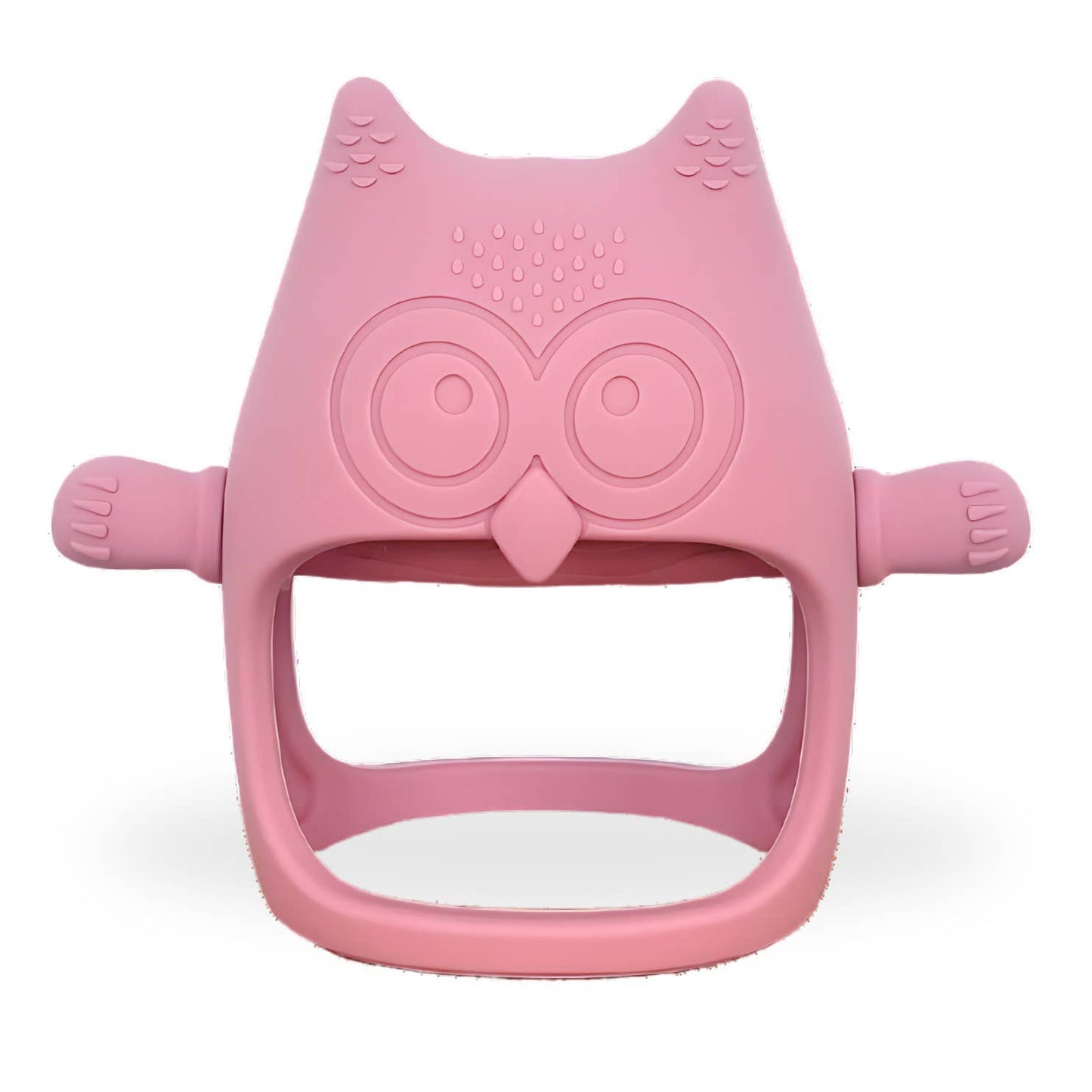 Owl Grip Teether Toy: Arctic Blue
