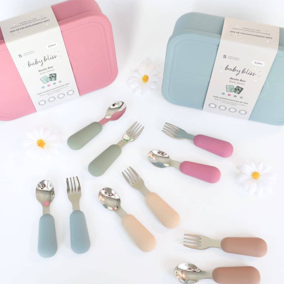 Kids Bento Box, Leak-Proof Dusty Rose