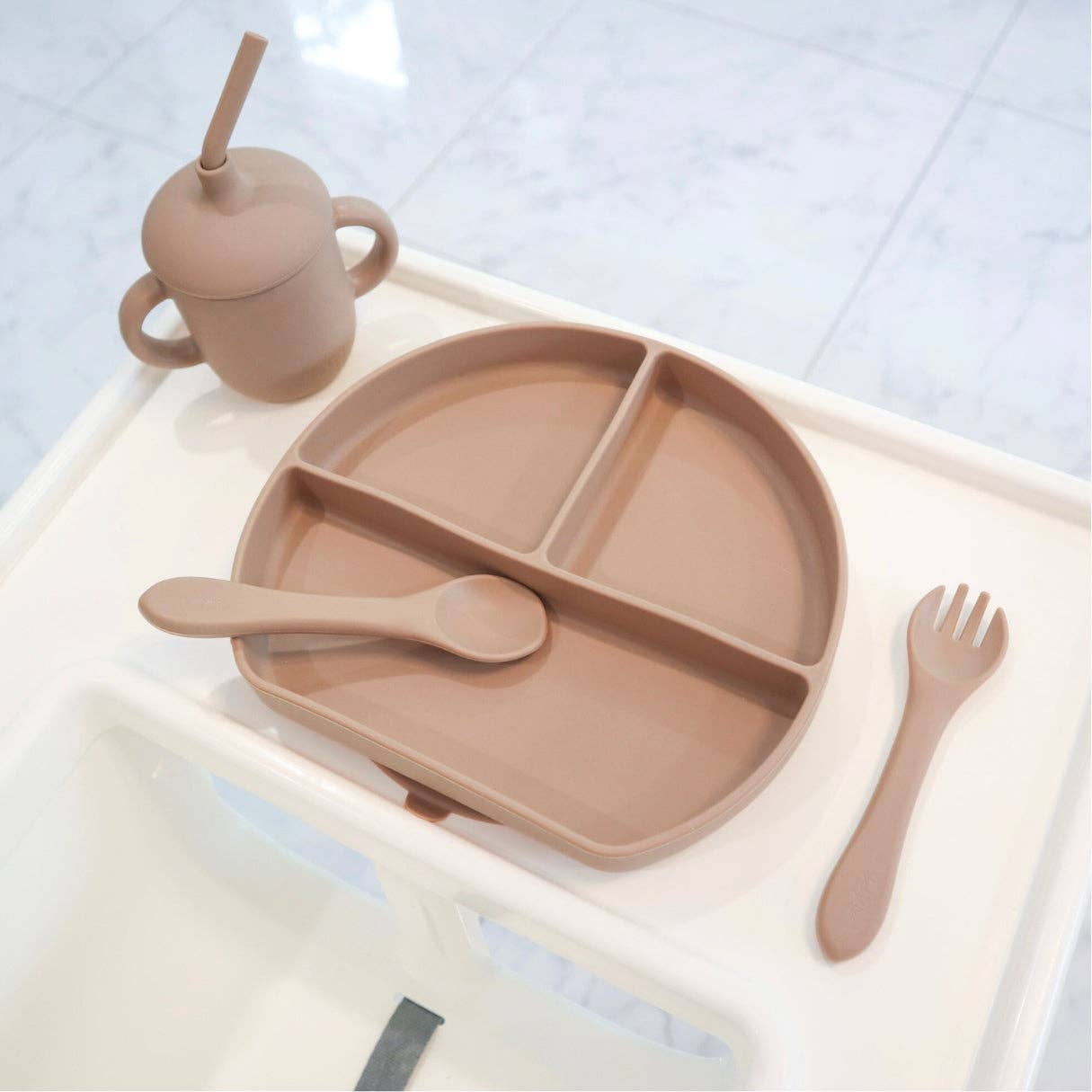 Silicone Suction Plate: Sage