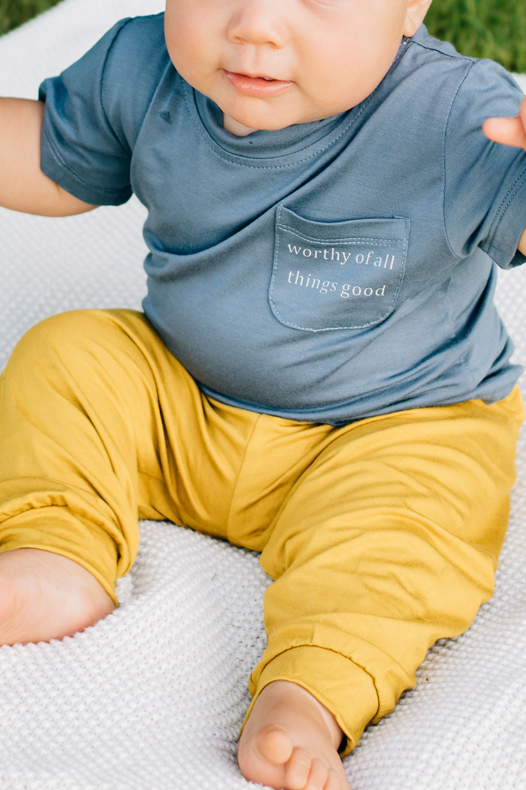 Worthy Bamboo Pocket Tee Royal
