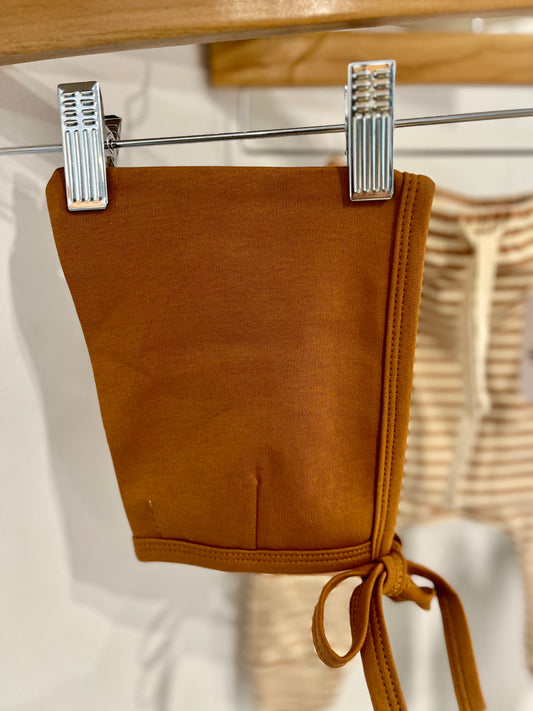 Infant Bonnet Walnut
