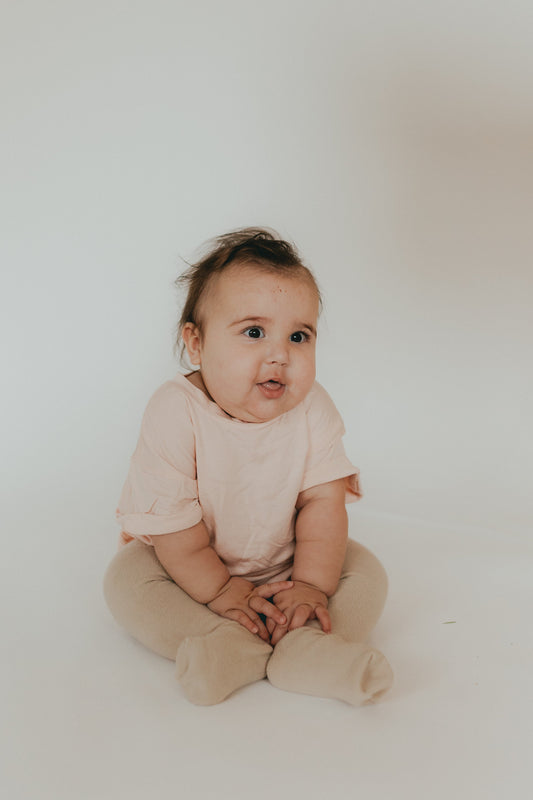Bamboo Romper - Blush