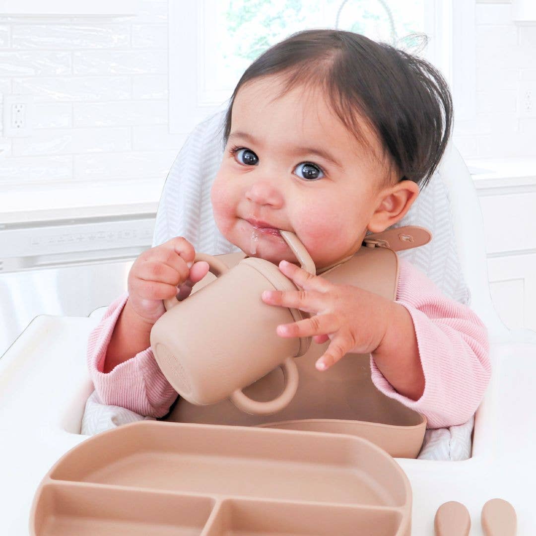 Sippy Cup Spill-Proof: Sage
