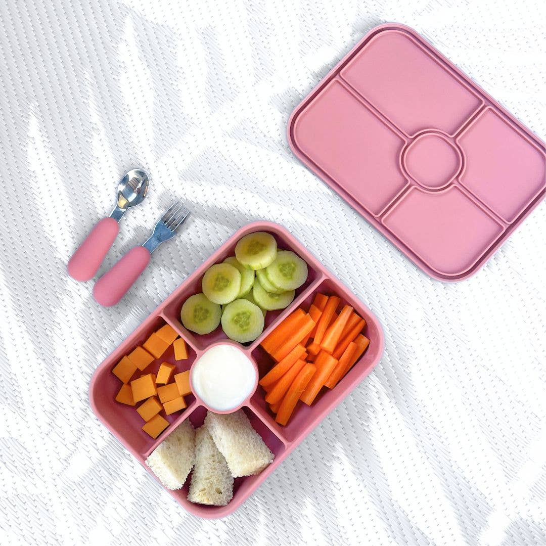 Kids Bento Box, Leak-Proof Dusty Rose